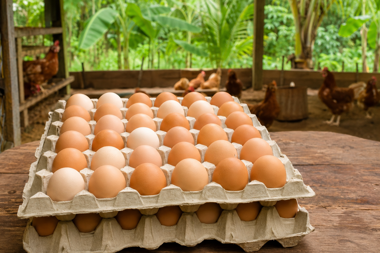 Œufs de poule